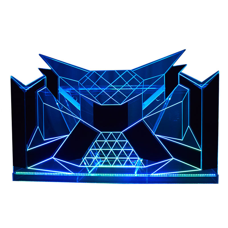 炫酷dj台酒吧打碟台ktv调音台包厢vj台发光吧台酒吧桌混音台展架