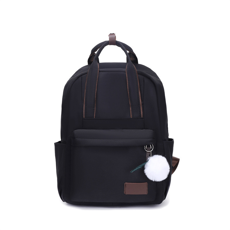 Foreign Trade New Fashion Backpack Simple and Lightweight Computer Bag Oxford Cloth Travel Backpack Leisure Student Bag Women