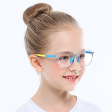 2023新款时尚防蓝光学生眼镜 复古框男女平光镜 儿童镜批发 2231