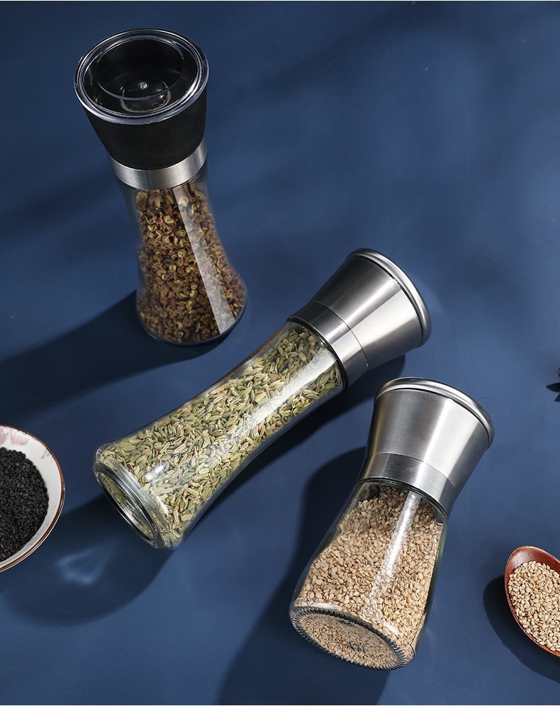 胡椒研磨器手动研磨瓶家用磨胡椒粉研磨器现磨黑胡椒研磨器