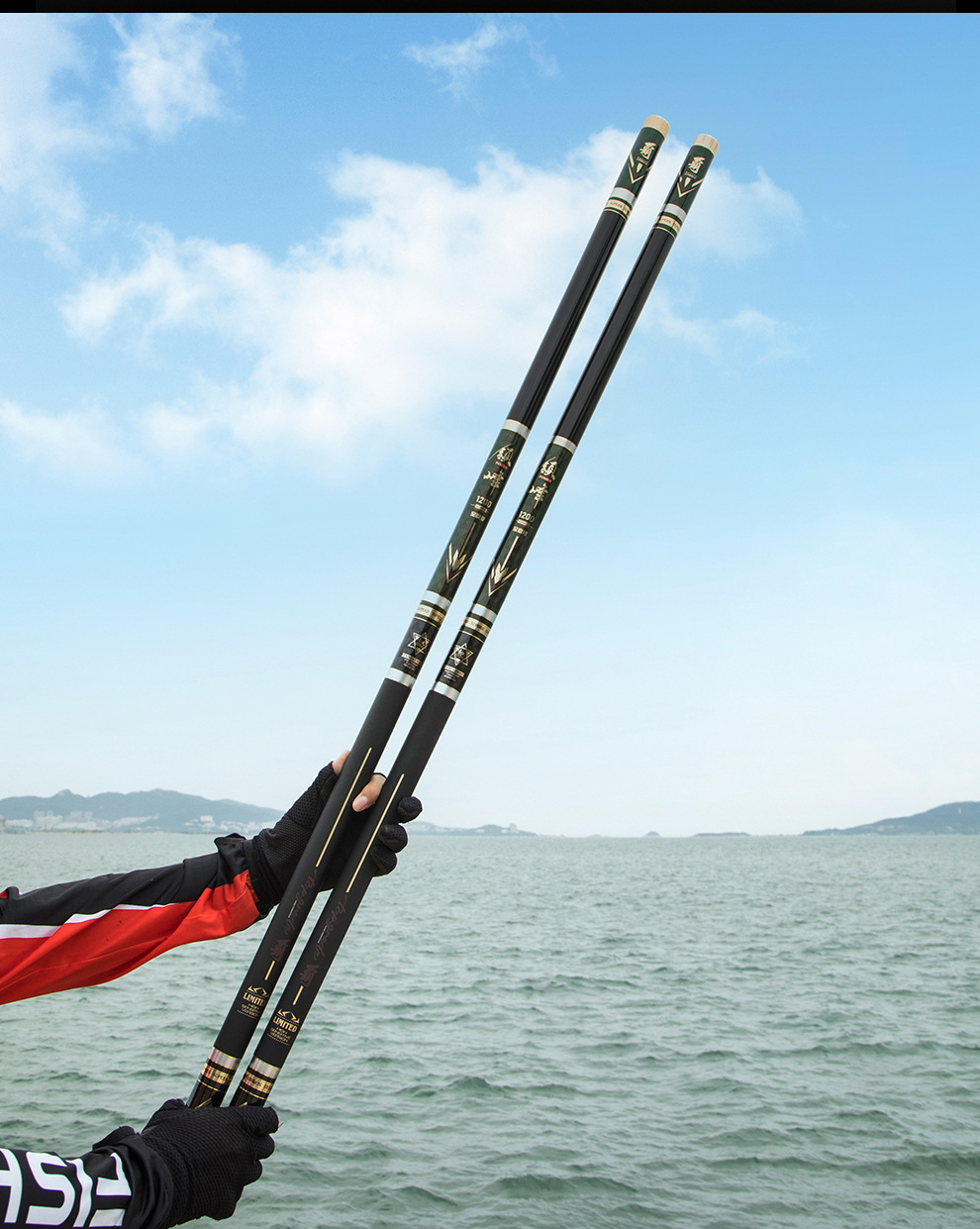 高碳领峰长竿超硬超轻 11 12 13 14 15米打窝杆炮杆传统钓鱼竿