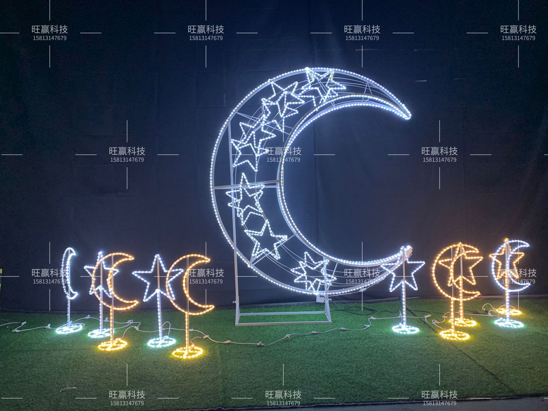 led月亮景观灯 户外造型灯中秋国庆节日布置装饰灯光节亮化灯光秀