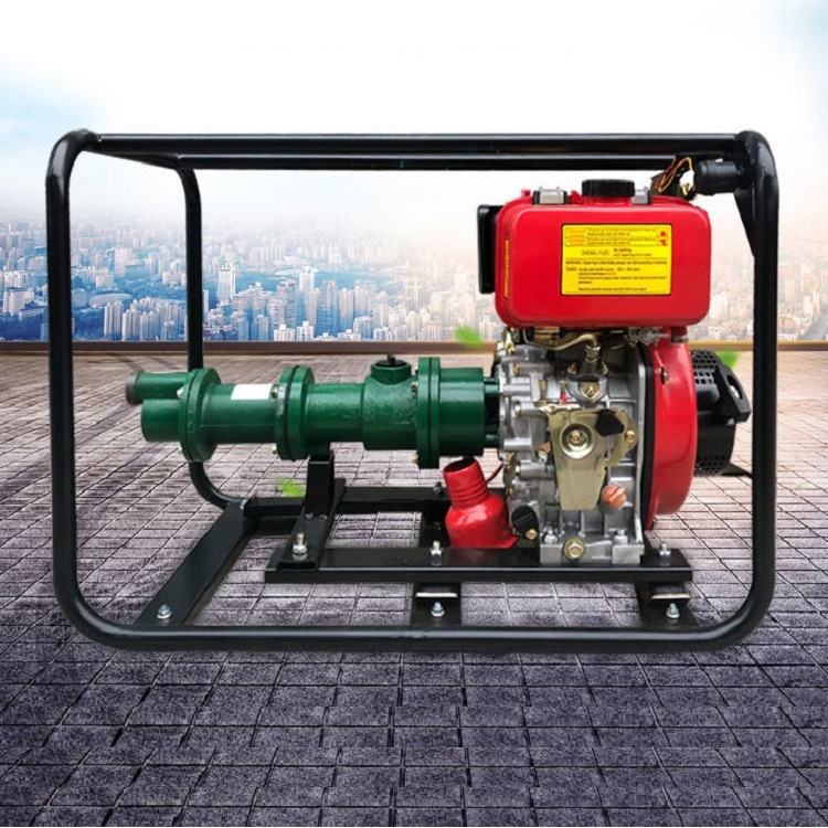 高扬程水泵200米300米高压抽水机农用高山水泵2寸螺杆泵 汽油柴油