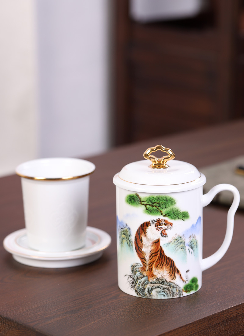 国潮是否跨境出口专供货源否产品质量等级一等品颜色虎福生威茶礼