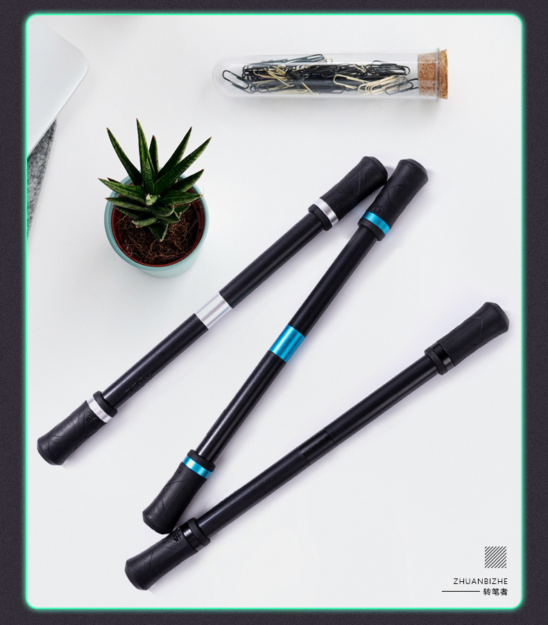 黑武士转转笔转笔者专用转转笔初学者抗摔耐磨神器抖音同款转转笔