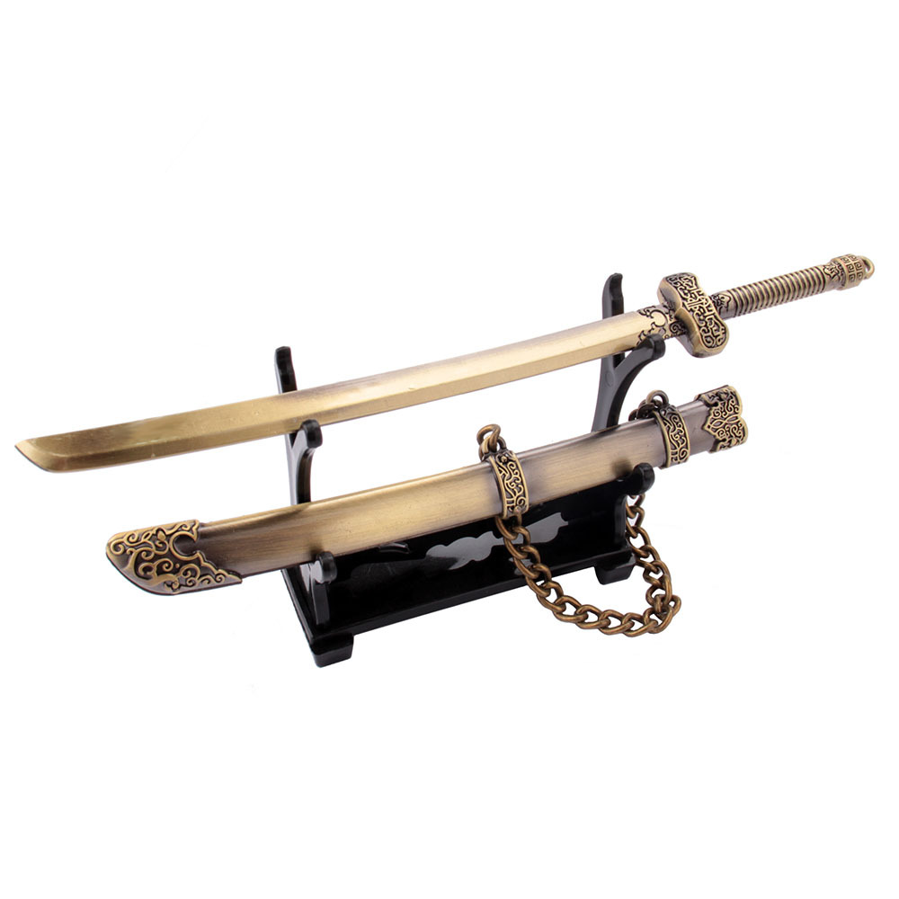 盗墓笔记周边 小哥张起灵黑金古刀鞘刀 动漫刀鞘武士刀 跨境批发