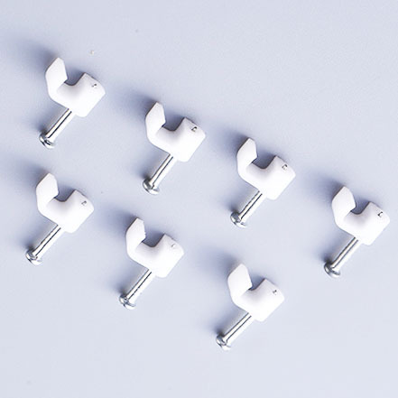 方型水泥墙固定线卡 墙钉线卡75-5电线钉固定扣走线神器75-7 75-9