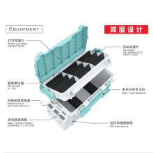 明邦路亚箱双层便携钓鱼工具箱免安装可坐成人可斜跨批发
