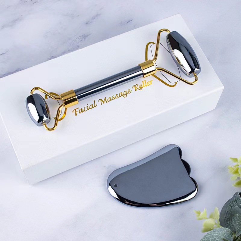 太赫兹刮痧板滚轮按摩器 terahertz能量理疗仪面部全身通用按摩棒