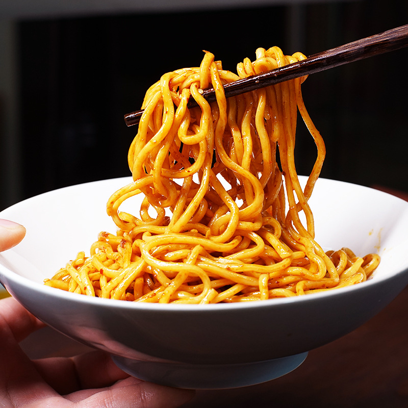 伊田港式车仔面xo酱 乌冬面早餐速食面条拉面 非油炸拌面捞面12包