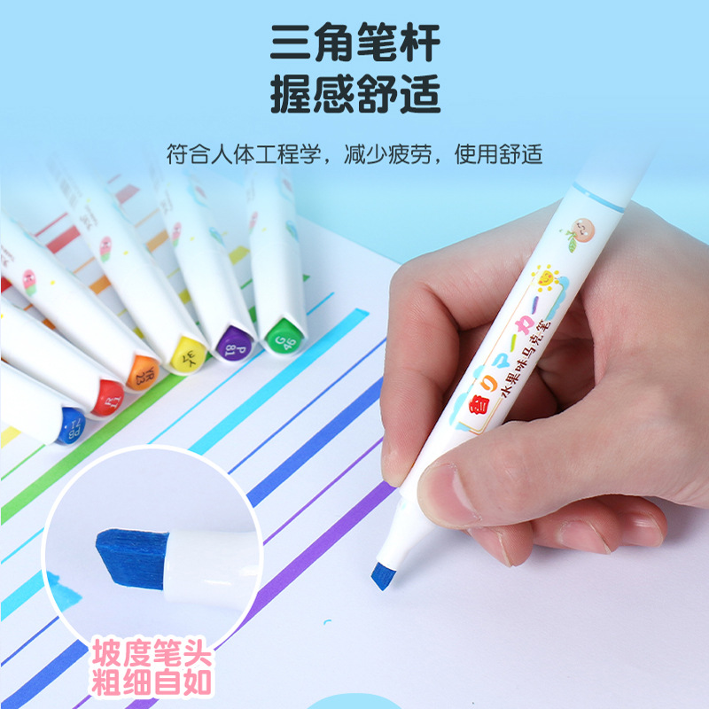 Color Pencil Bagged Painting M288-M388 Marker Pen Set Color Student Drawing Design Double-Headed Mark Marker Pen