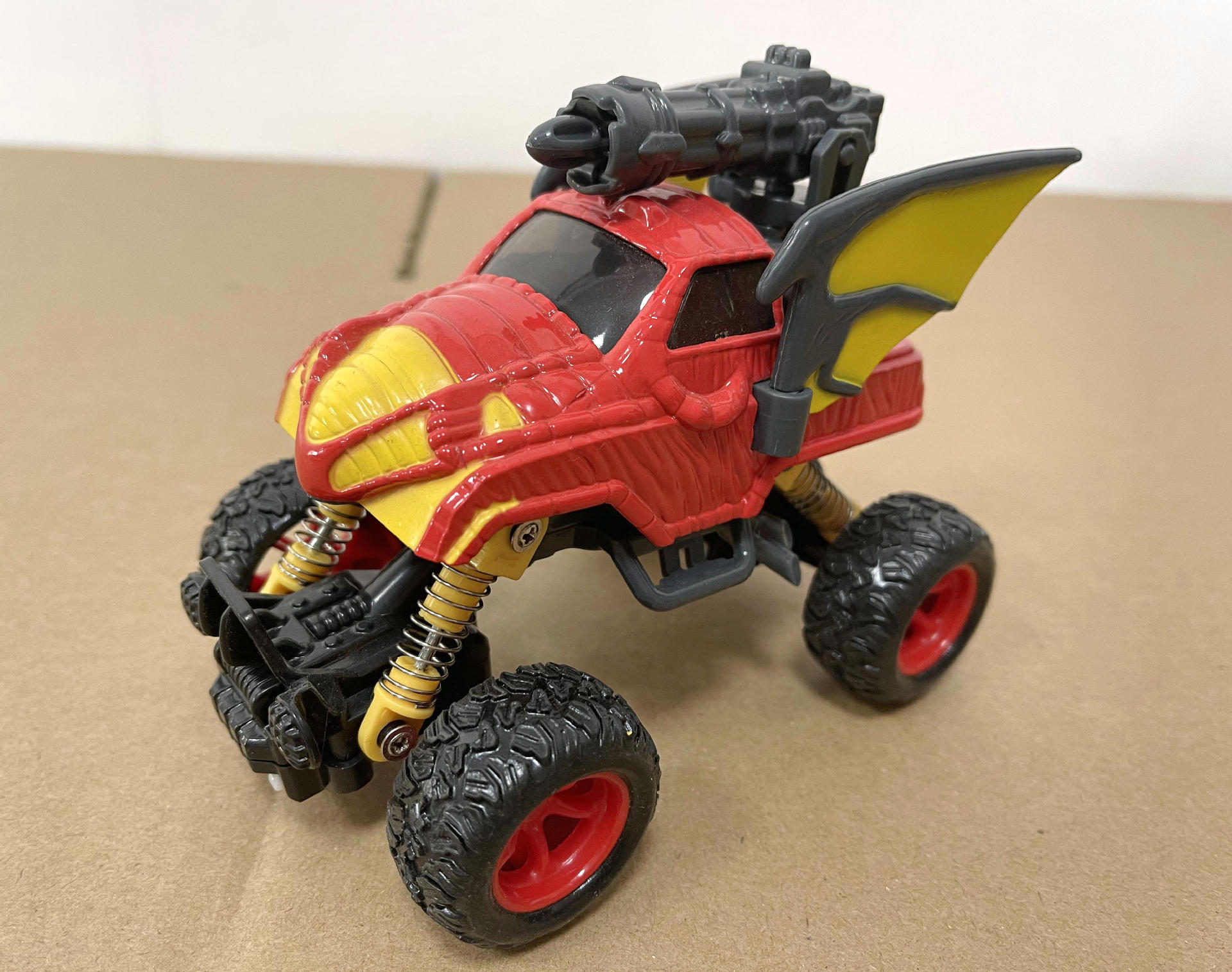 跨境亚马逊 恐龙合金车 恐龙卡车 合金车玩具 合金回力车