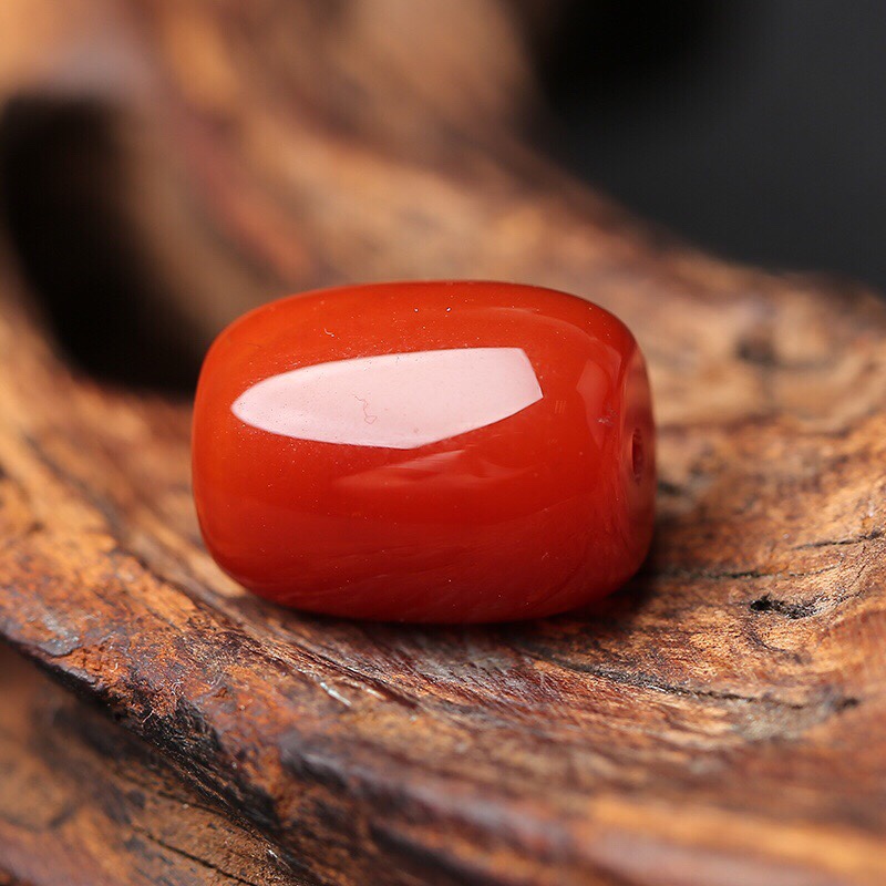 aw天然凉山南红玛瑙桶珠散珠子腰珠对珠金刚菩提配饰顶珠配饰其他