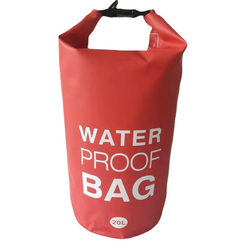 PVC Mesh Fabric Waterproof Bag Colorful Waterproof Bag Swimming Waterproof Bucket Bag Outdoor Beach Swimming Waterproof Bag