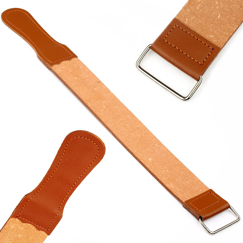 跨境荡刀布 450*50*5mm 手动剃须刀用磨刀布 双层牛皮磨刮刀皮带