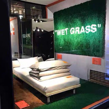 现代简约潮牌绿湿草地客厅地毯家用防滑卧室床边毯书房沙发茶几毯
