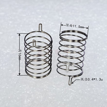 直筒双针类触摸弹簧二 led液晶屏配件 加湿器线路板按键防锈镀镍