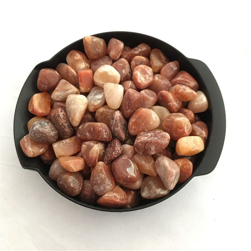 现货红东陵玉碎石供佛宝石原石打磨消磁鱼缸石装饰香薰扩香石