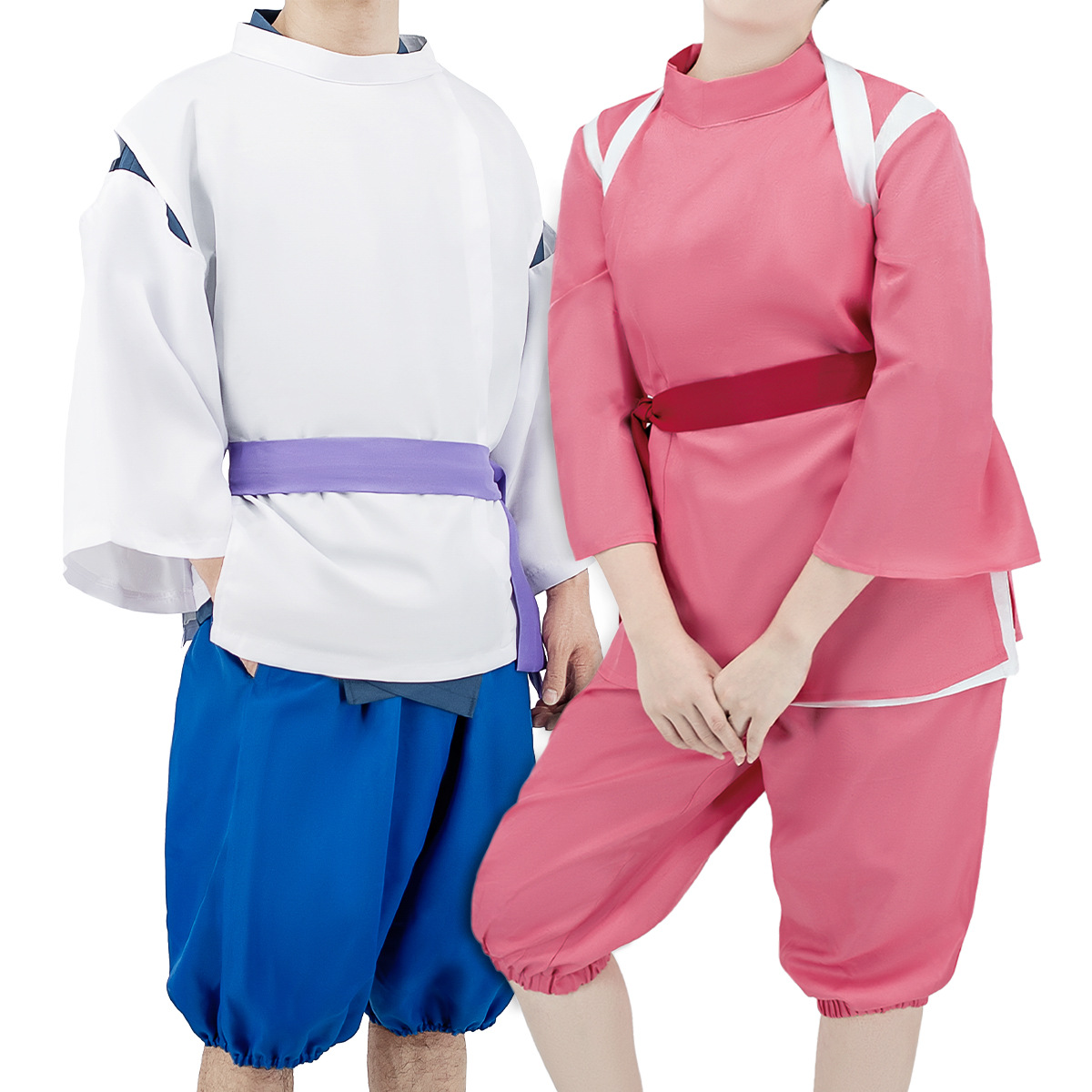 现货 千与千寻cosplay服装 宫崎骏琥珀川cos荻野千寻小千套装欧玛