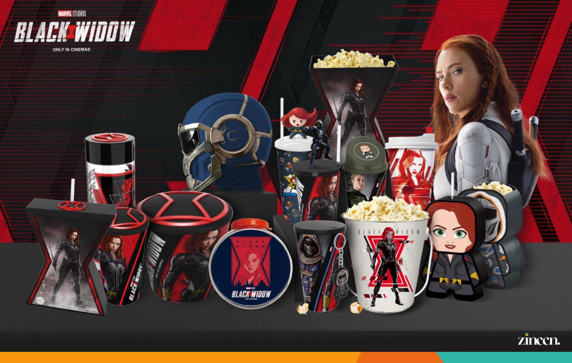 正版漫威黑寡妇电影周边黑寡妇吸管杯marvel复仇者联盟水杯收纳桶