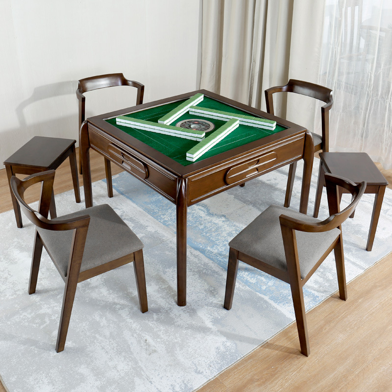 中式麻将机餐桌两用全自动家用实木麻将桌过山车麻将餐桌饭桌一体