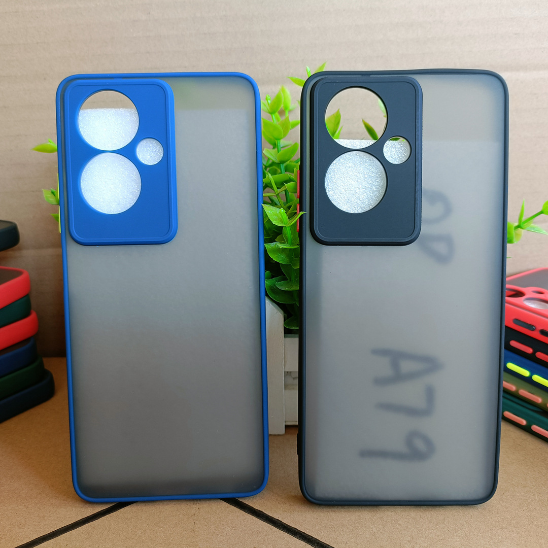 鹰眼魅影肤感壳 适用oppo f19rpo撞色肤感二合一精孔防摔保护套