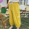 girl Mosquito control summer Thin section 2022 new pattern Ice Cotton children trousers Children Baby 2 motion Lantern pants 3