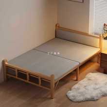 午休折叠床单人床家用成人简易床双人床1米2宿舍出租房硬板床/·