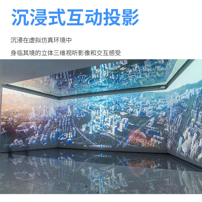 0成交5套户外灯光亮化投影灯墙面互动夜游景区公园广场地面互动投影
