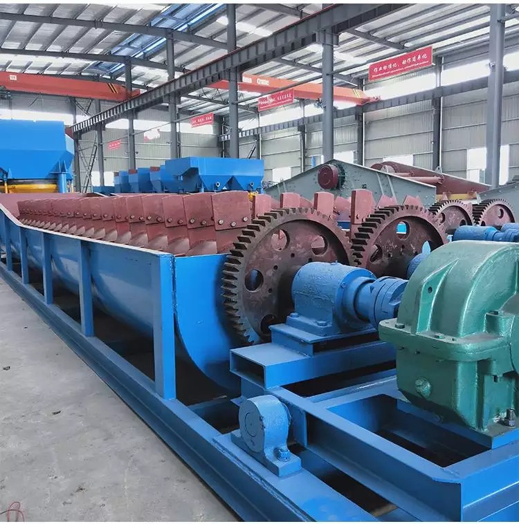 双螺旋洗矿机 砂石擦洗机 双轴槽式自动洗石机 沙石粉泥分离设备