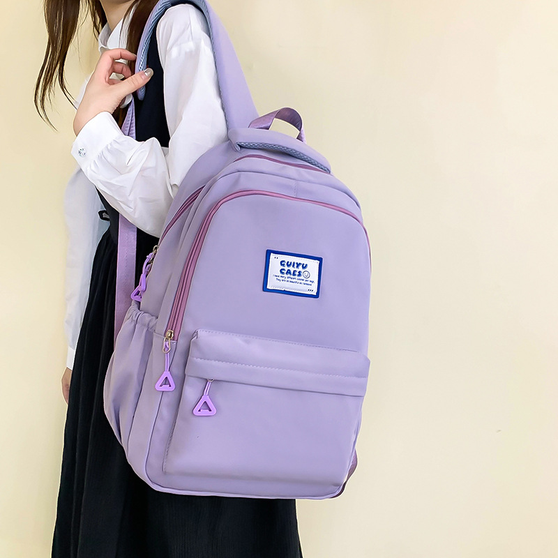 Foreign Trade Wholesale 2023 Opening Season New Early High School Student Schoolbag Idle Style Casual Backpack Backpack