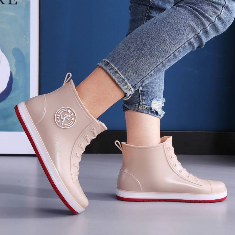 水鞋子女成人款短款水鞋女雨鞋雨靴女款防滑新款时尚潮流水靴