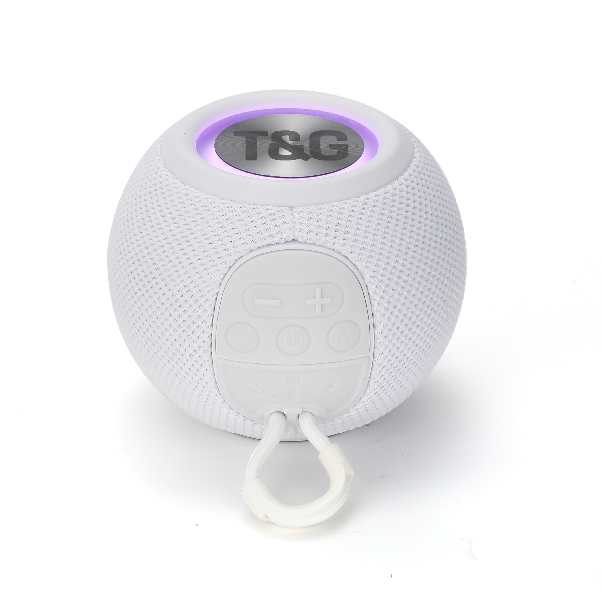 Tg337 Bluetooth Speaker Wireless Colorful Light Fabric Card Extra Bass Outdoor Portable Mini Bluetooth Speaker