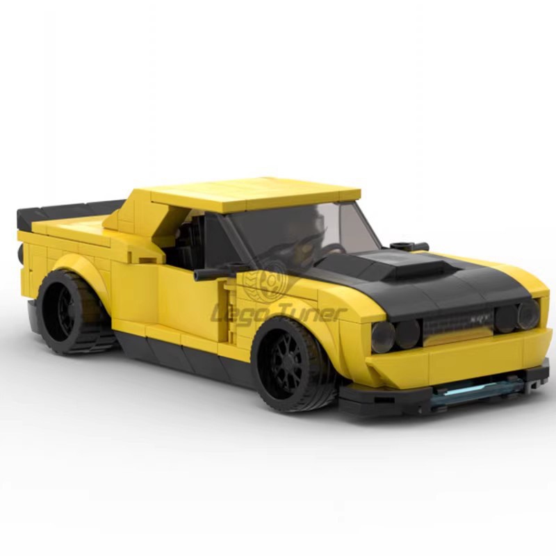 moc积木兼容乐高 87663 道奇挑战者地狱猫 8格积木赛车 speed模型