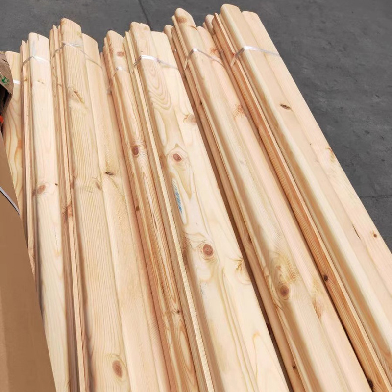 白胚松木扶手木质马蹄形扶手别墅家装立柱栏杆毛坯扶手楼梯扶手