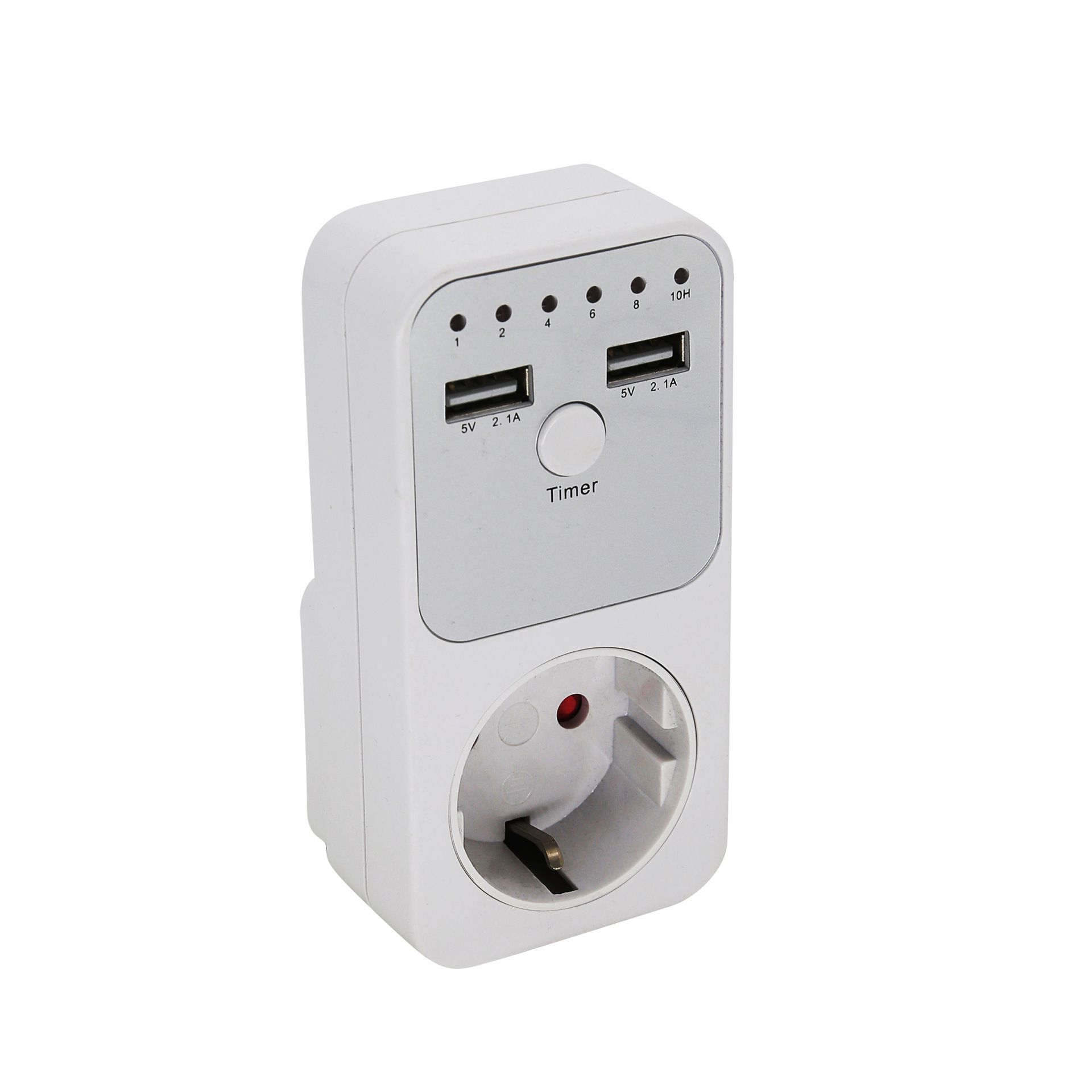 Europe Plug Usb Timer Socket Smart Time Controller Socket Kitchen Multi-Function Protection Socket