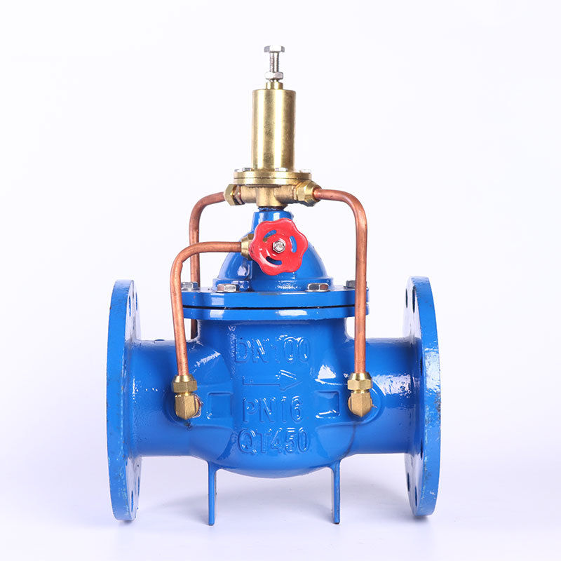 500x持压泄压阀水利控制自动泄水阀门球墨铸铁法兰泄压阀