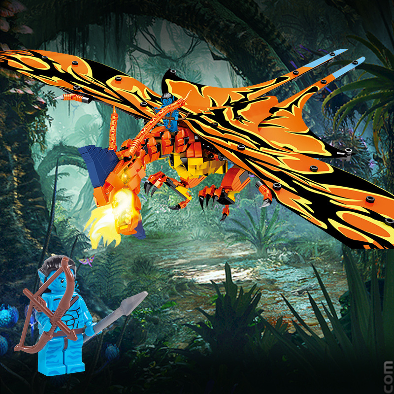 魅影积木成年男孩子益智拼装玩具礼物飞龙13004