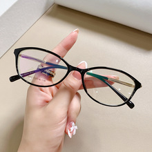 5601款时尚个性工艺脚TR90超轻中老年女款眼镜 小脸可配镜眼镜框