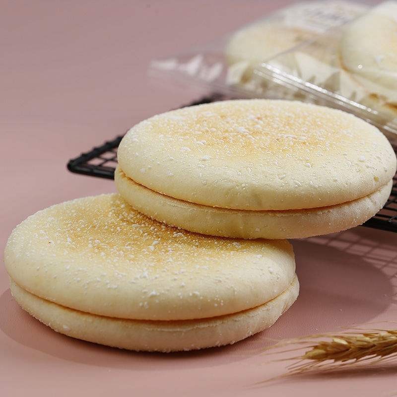 三群法式软雪饼零食学生早餐饼干面包网红散装休闲零食营养小吃