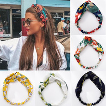 Fashion Women Girls Summer Bohemian Hair Bands Print