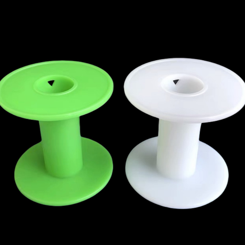 塑料绕线轴绕线盘加厚圆形绕线筒锡线轴毛线鱼线工字轮收线筒批发