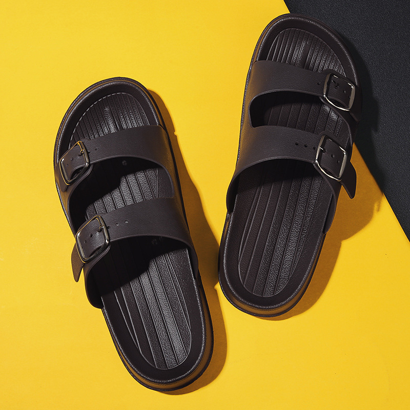 2021新款个性一字凉拖男网红拖鞋男外穿韩版潮夏季凉鞋男士沙滩鞋