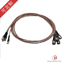 SMA(公直)转Type N(公直)常规损耗柔性RG142电缆组件 总长=1500mm