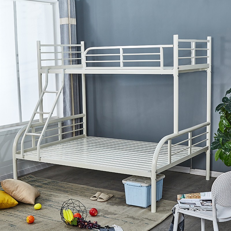 公寓宿舍上下铺双层子母床钢制铁架床双人床架子高架型材铁床家用