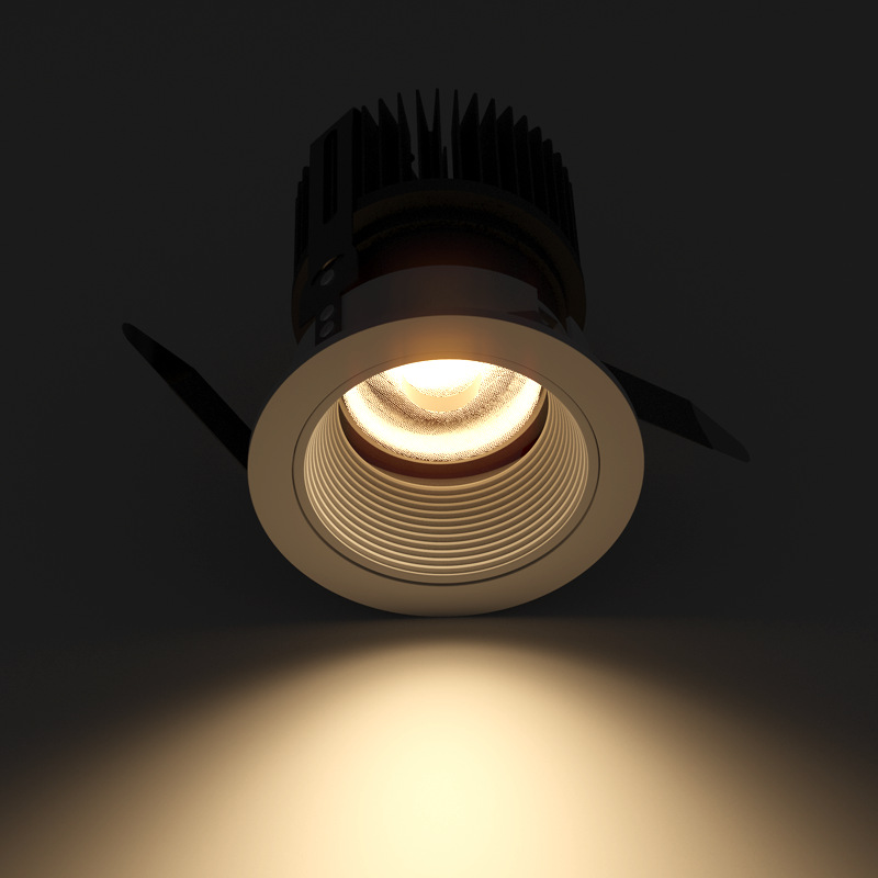 cob射灯天花嵌入式无主灯led客餐厅过道家用深藏防眩光酒店洗墙灯