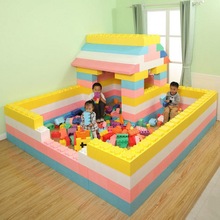 婴儿围栏室内超大EPP积木儿童乐园大型玩具宝宝海洋球球池积木墙