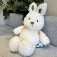 萌宠安抚贝贝兔子公仔背包大白兔毛绒玩具礼物小兔兔陪睡玩偶