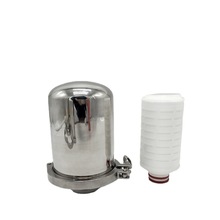 不锈钢快装空气过滤器304储水罐空气净化呼吸器卫生级空气滤芯器