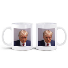 TRUMP MUG 亚马逊速卖通货源特朗普照片陶瓷马克杯茶水杯子咖啡杯